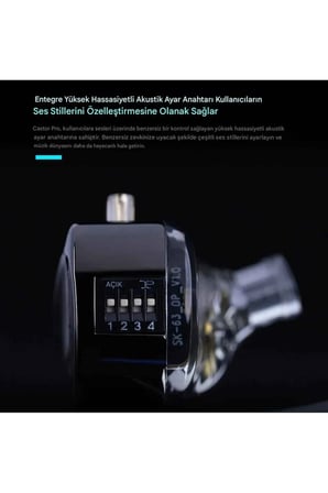 Kz Castor Pro Harman Versiyon 2dd Iem Kulak Içi Kulaklık Mikrofonlu