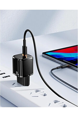 Usams US-CC124 T36 Type-C 20W Super Si PD 3.0 Hızlı Şarj Cihazı iphone Android