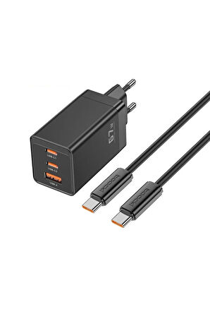 Toocki 67w Gan Şarj Hızlı Şarj Telefon Tablet Macbook Pro Şarj Aleti 100w Type C Şarj Kablosu 1m