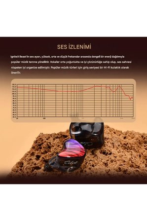 Kinera Celest IgniteX Beast 1 DD + 1 BA İem Kulak içi Kulaklık Type-C Mikrofonlu