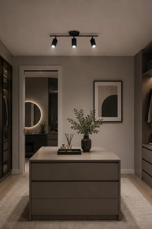 Spoty 3'Lü Siyah Renkli BEYAZ IŞIK Modern Tasarım Salon - Mutfak - Banyo Spot Sıralı Avize