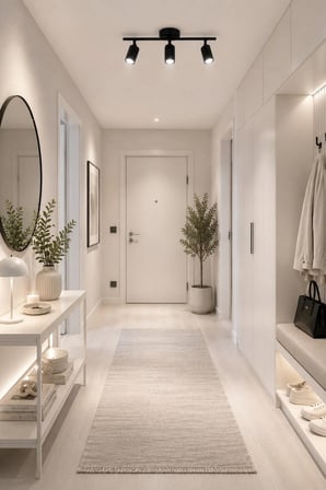 Spoty 3'Lü Siyah Renkli BEYAZ IŞIK Modern Tasarım Salon - Mutfak - Banyo Spot Sıralı Avize