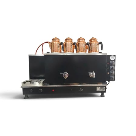 Safi̇R 4 Demli̇Kli̇ Kromat Si̇Yah Tam Otomati̇K Çay Kazani Elektri̇Kli̇ Ve Doğalgazli Ce Belgeli̇ Gazmer Açiliş Onayli Gaz Emni̇Yet Si̇Stemli̇ Venti̇Lli̇ Çay Semaveri̇