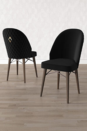 Calvin Barok Desen 80x132 Açılabilir Mdf Masa Yemek Odası Takımı, Mutfak Takımı 6 Adet Sandalye