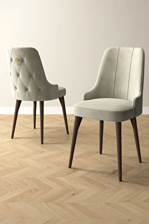 Ikon Beyaz Mermer Desen 80x132 MDF Açılabilir Mutfak Masası Takımı 6  Sandalye
