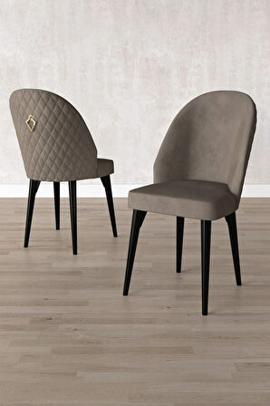 Jusie Beyaz Mermer Desen 80x132 Açılabilir Mutfak Masası Takımı 6  Sandalye