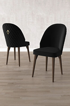 Milas Barok Desen 80x132 MDF Açılabilir Yemek Masası Takımı 6  Sandalye