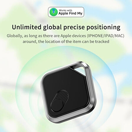 Apple Uyumlu Akıllı Takip Cihazı - Anahtar, Çanta ve Eşyalar İçin Konum Bulucu