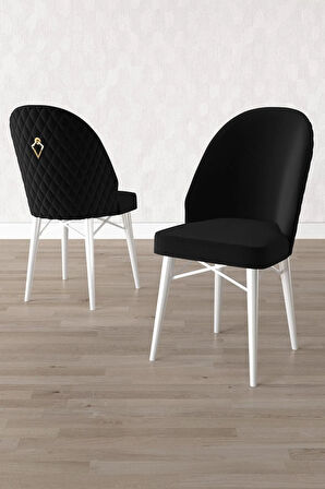 Calvin Beyaz Mermer Desen 80x132 MDF Açılabilir Mutfak Masası Takımı 4  Sandalye