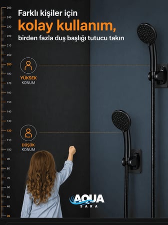 Yapışkanlı Duş Başlığı Tutucu , Ayarlanabilir Su Geçirmez Yapışkanlı Mafsal Chrome Tepe Duş Sistemleri