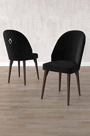 ​​​​​​​Milas Barok Desen 80x132 Açılabilir Mdf Masa Yemek Odası Takımı, Mutfak Takımı 6 Sandalye