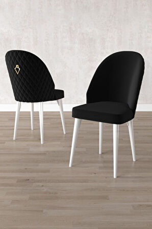 Milas Beyaz Mermer 80x132 Açılabilir Mdf Masa Yemek Odası Takımı, Mutfak Takımı 4 Sandalye, 1 Bench