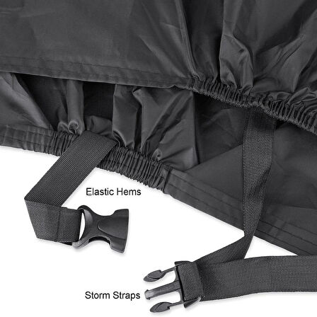 Su Geçirmez Dayanıklı Motosiklet Brandası - Dört Mevsim Koruma