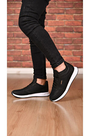 Şık Tasarım Bağcıklı Hafif Günlük Yürüyüş Rahat Taban Casual Sneaker Spor Ayakkabı