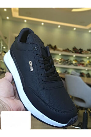 Şık Tasarım Bağcıklı Hafif Günlük Yürüyüş Rahat Taban Casual Sneaker Spor Ayakkabı