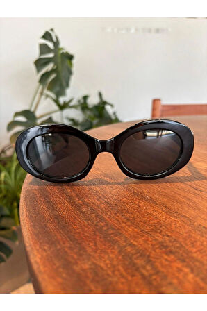 Lunat C aksesuarlı Güneş Gözlüğü Kemik Trend Gözlük