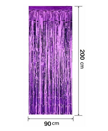 1 Adet Siyah Arka fon, 1 Adet Mor Arka Fon