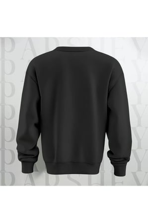 Brooklyn Baskılı Unisex Bisiklet Yaka Sweatshirt Kalın Kumaş 3 İplik