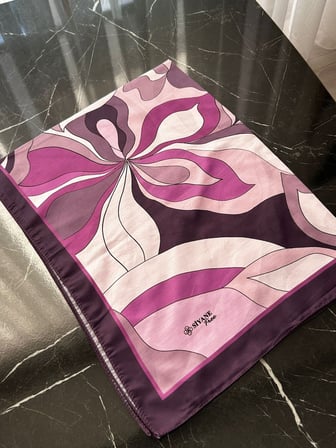 Siyane Scarf Naturel Desen Şal 04