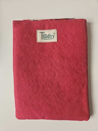 Sevimli kedi pembe desenli Kitap Kılıfı Şık ve Koruyucu Cepli Kitap Kılıfı Çok Amaçlı Çanta 19x25 cm