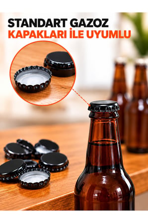 Gazzel Şişe Kapatma Aleti Gazoz Soda Şişesi Taç Kapak Makinası