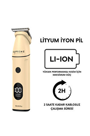 Supreme Trimmer Multigroomer 3.0 Islak/Kuru 14 Parça Erkek Tıraş Makinesi Seti – Burun Kulak Sakal Saç Bakımı