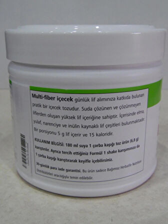 Multi-Fiber Lifli ve Elma Aromalı İçecek Tozu 204 g 
