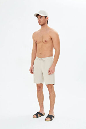 Erkek Keten Şort