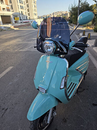 MOTOCAM Skyjet Bellina Ön Cam 2024-2025 Model 37cm Siyah Renkli 4mm APARATSIZDIR