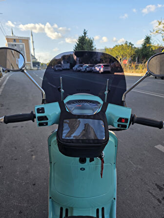 MOTOCAM Skyjet Bellina Ön Cam 2024-2025 Model 37cm Siyah Renkli 4mm APARATSIZDIR