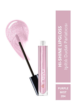 Işıltılı Dudak Parlatıcısı - Hi-shine Lip Gloss Purple Mist - No: 204 - Vegan & Temiz Içerik