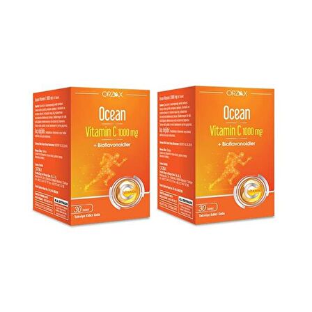 Ocean Vitamin C 1000 Mg 30 Tablet - 2 ADET-SKT:05/2025