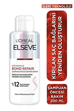 Elseve Bond Repair Bağ Onarıcı Saç Bakım Seti Şampuan +bakım Kremi +şampuan Öncesi Kurtarıcı Bakım