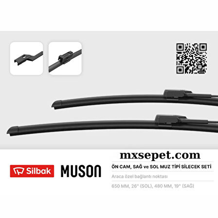 Volvo S40 Ön Silecek Takımı 2005-2012 Model mx029