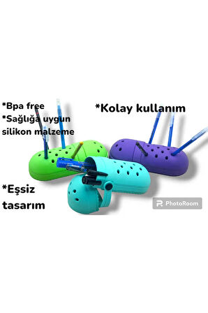 Silicon Kalem Kutusu, Crocs Süslü Kalemlik,