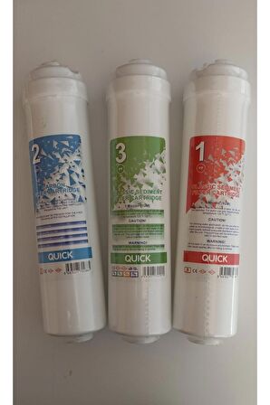 3'lü Kapalı kasa Su Arıtma Cıhazı Fıltre Setı