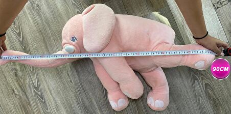 Uyku Arkadaşım Jumbo  Fil - Büyük Yumuşacık Peluş Fil- 90 cm