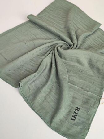 Mint Yeşili Aker Kraş Eşarp 