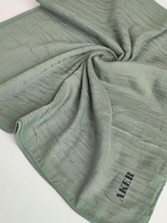 Mint Yeşili Aker Kraş Eşarp 