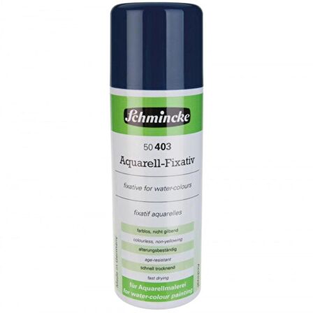 Schmincke Medium 403 Fixative For Watercolors Sulu Boya Fiksatifi Sprey 300 ml