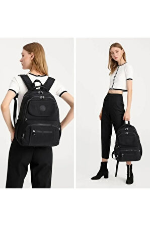 Büyük Boy Sırt Çantası Krinkıl Kumaş Suya Dayanıklı Yüzey