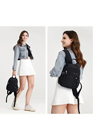 Krinkıl Kumaş Uniseks Spor Sırt Çantası Suya Dayanıklı Kumaş