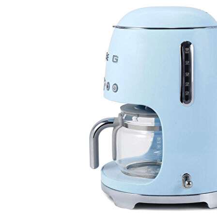 Smeg DCF02PBEU Filtre Kahve Makinesi Mavi