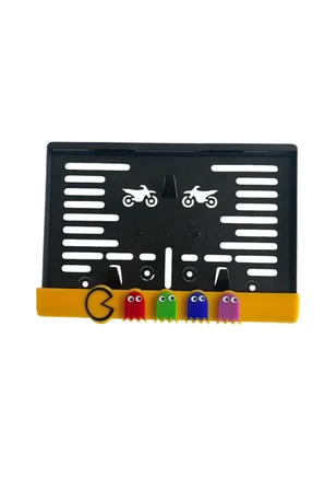 Pacman motor plakalık 1.Kalite Kabartmalı plakalık