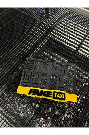 FAKE TAXI MOTOR PLEKSİ PLAKALIK