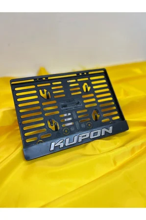 Motorbisiklet KUPON Plakalık KABARTMALI KROM YAZI 1 ADET  Motor Plakası İle Uyumludur.