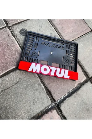 1.KALİTE KABARTMA MOTUL MOTOR PLEKSİ PLAKALIK 3D