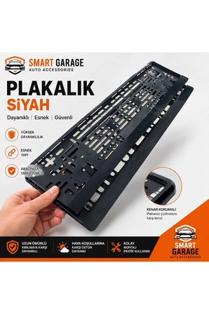 Renalt Symbol Uyumlu Oto Plakalık 2'li Set Kolay Montaj