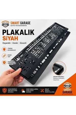 Hyundai HD65 Uyumlu Oto Plakalık 2'li Set Kolay Montaj