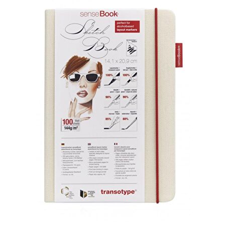 SenseBook Sketchpad Resim Defteri A5 144gr. 100 Yaprak